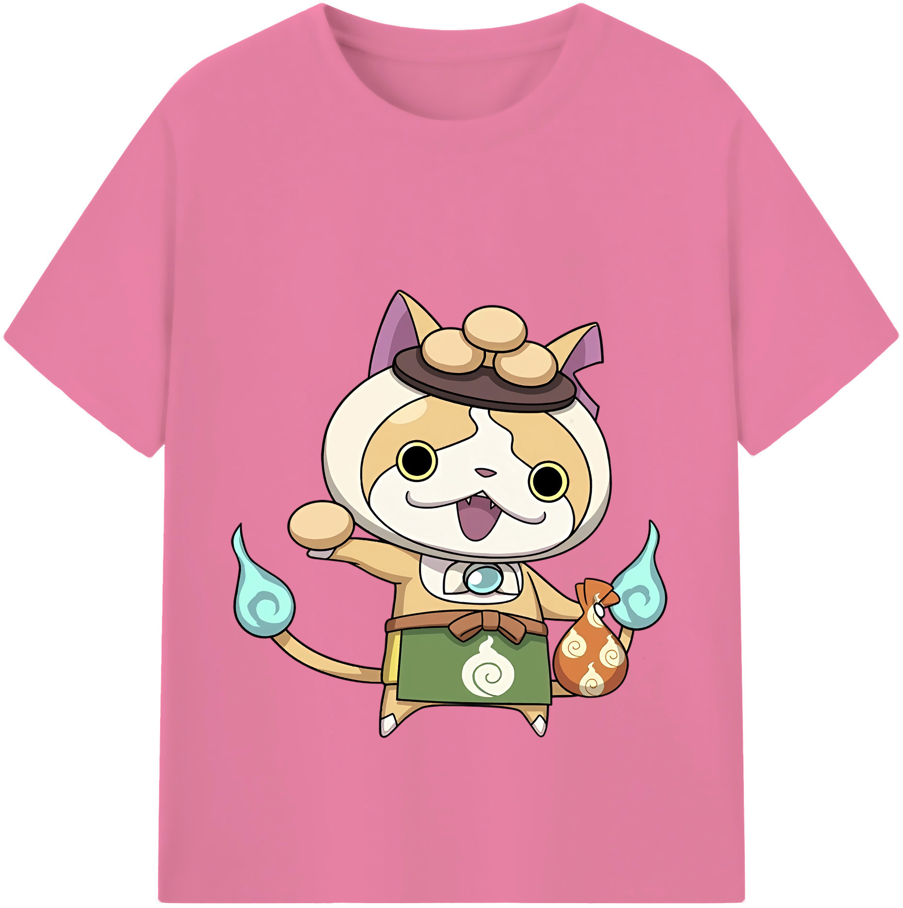 （画像用） 妖怪ウォッチ Yo-kai Watch 綿100％半袖Tシャツ（フロントプリント）